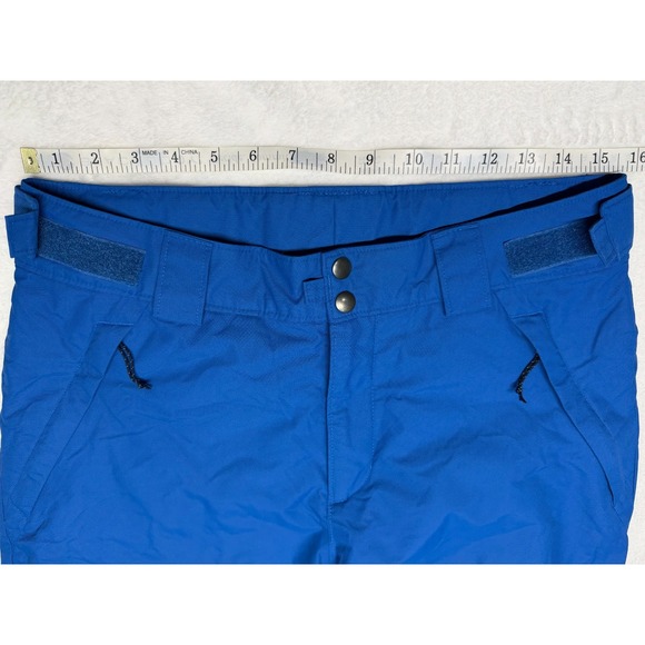 Columbia Snowboard Pants Omni-Tech Men's Small Blue Snap Zip Ski Winter Sports - Picture 8 of 10